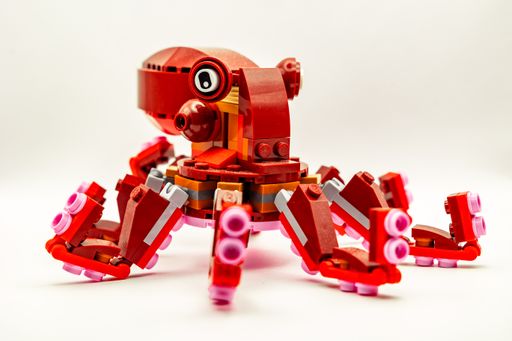These Legos are all underwater themed and feature an underwater sub and octopus