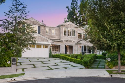 A new construction home in Encino, California