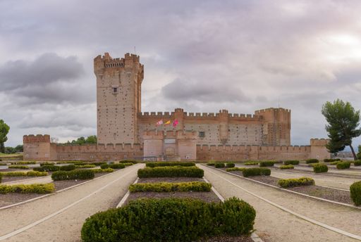 Mota Castle in Medina del Campo, Valladolid, Spain