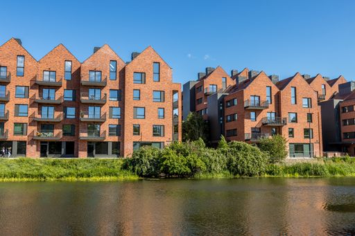 Gdansk, Poland - June 13 2021 "The new apartments in Gdansk"