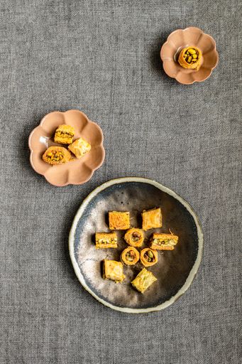 A Selection of Middle Eastern baklava pastries