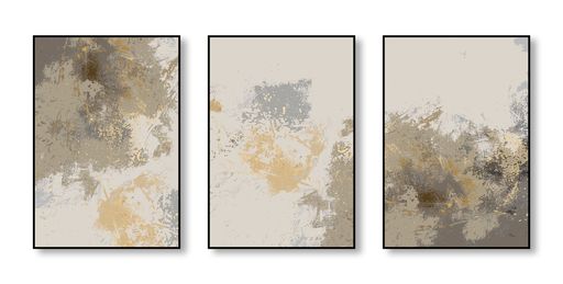 Fashion art background wall, decorative painting combination, golden elements, geometry, texture, color, art, watercolor, paint, abstract,