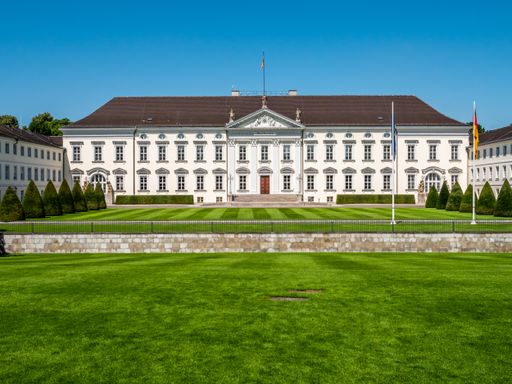A beautiful view of the Bellevue Palace, Berlin Germany