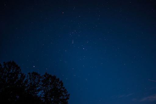 A beautiful shot of a night sky with many amazing shining visible stars