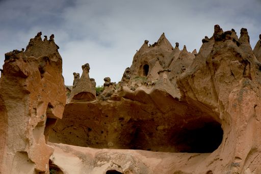 The beautiful view of Zelve Monastery. Cappadocia, Turkey