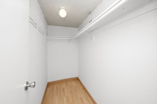 Dark, unlit room in a vacant house