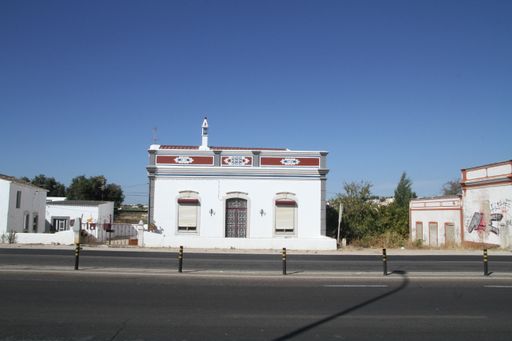 A typical Algarve-style house in Faro city, Portugal