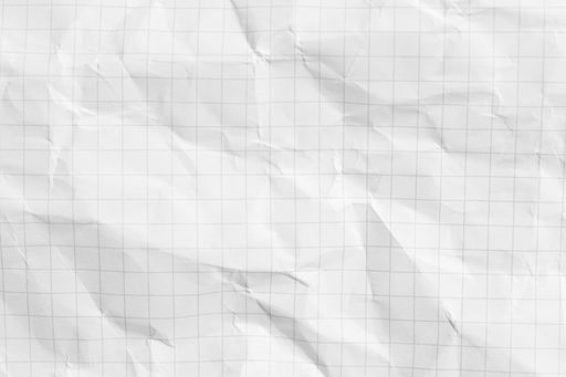 Crumpled graph paper background. Full frame template mock up