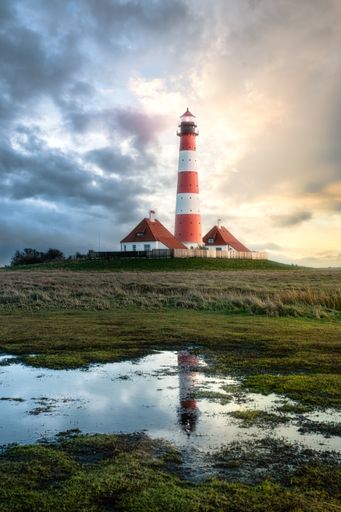 The Lighthouse Westerheversand Westerhever Germany