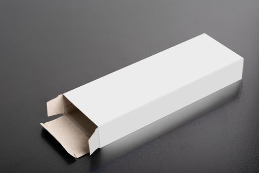 A rectangular chocolate box on dark background, editable mock-up series template ready for your design