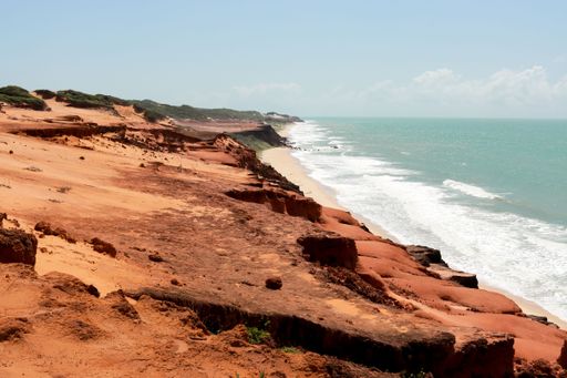 The Beautiful Mirante de Falesias or Look out near Pipa Beach, Tibau do sul in The State of Rio Grande do Norte, Brazil