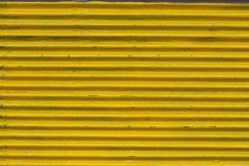 An old yellow corrugated texture suitable for background