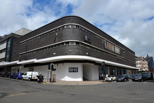 The BHS store on the corner of Bath Street and Renfield Street, Glasgow, Scotland