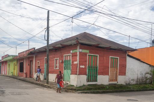 A typical house mode of wood in Chiapas, Mexico
