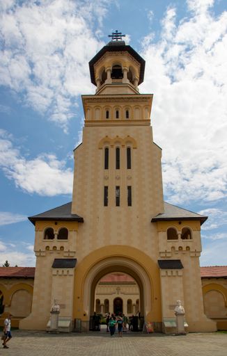 In the Alba Carolina fortress located in Alba Iulia city, Romania. It is a Vauban bastioned fortress built at the beginning of the 18th century