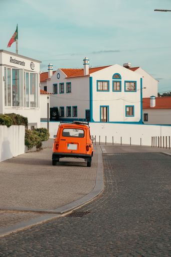 Scenic view of Zambujeira do Mar on the Costa Alentejana in Portugal
