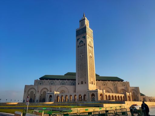 The beautiful Hassan II mosque in Casablanca, Morocco