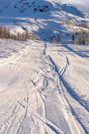 A beautiful view of the Stryn ski area in Norway