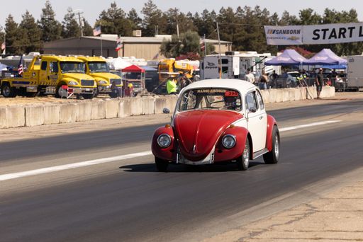 drag racing at an old airstrip in california
