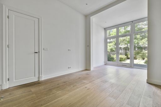 An unfurnished residential apartment in bright colors