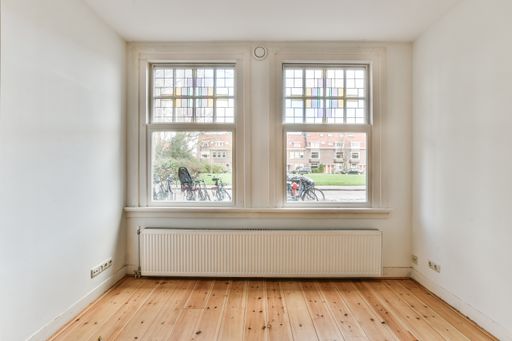 An unfurnished residential apartment in bright colors