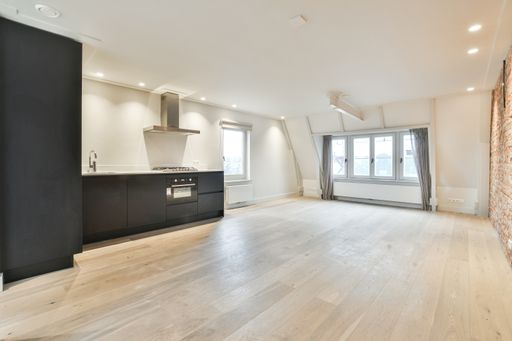 An unfurnished residential apartment in bright colors