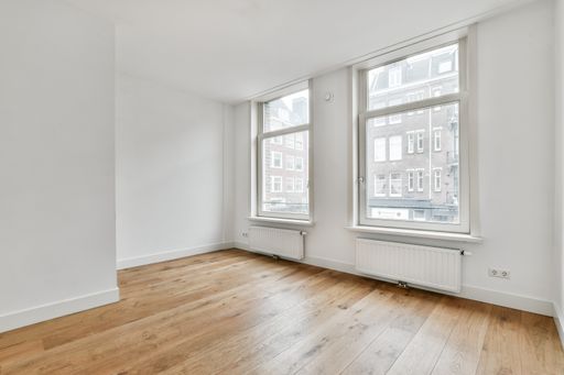 An unfurnished residential apartment in bright colors
