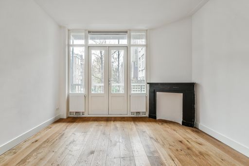 An unfurnished residential apartment in bright colors