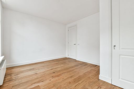 An unfurnished residential apartment in bright colors