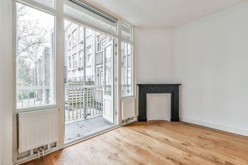 An unfurnished residential apartment in bright colors