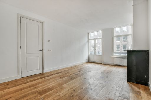 An unfurnished residential apartment in bright colors