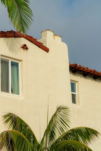 A facade of a beautiful residential house