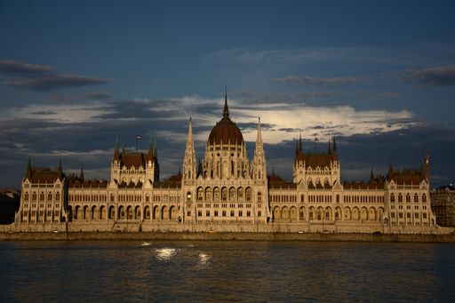 Budapest Parliament Building at golden hour