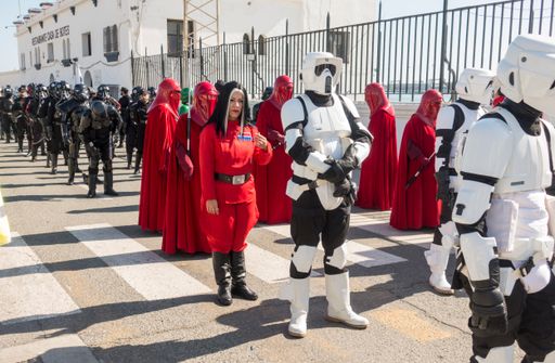 The Parade of the 501st Legion of Star Wars parade of Malaga, Spain