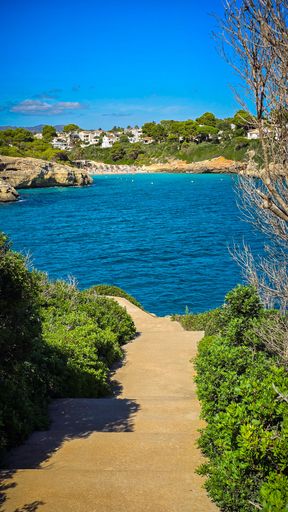 Beach vacation by the sea summer Mallorca Spain Cala Mandia