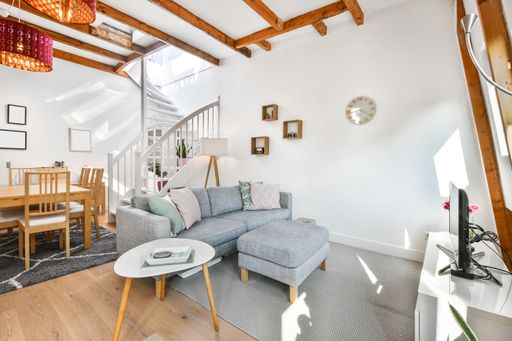 The cozy living room of a modern apartment