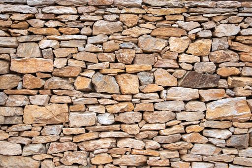 A close up shot of a brick wall