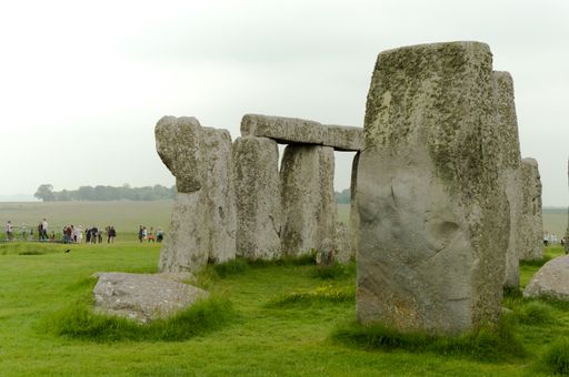 Stonehenge, Wiltshire, England. Prehistoric monument of standing stones. UNESCO World Heritage Site.