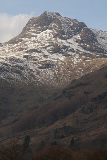 A vertical shot of the Lake District National Park landscape