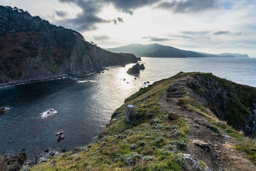 The sea in San Juan de Gaztelugatxe, Bermeo, Basque Country, Spain