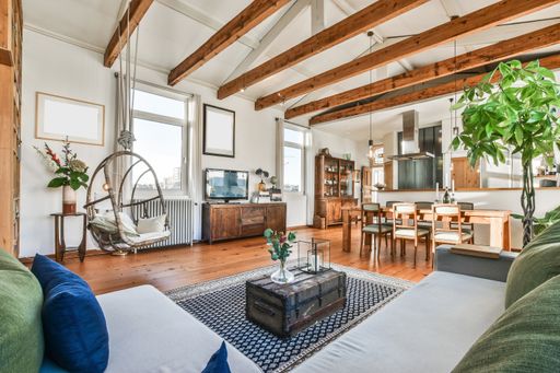 The living room of a modern apartment