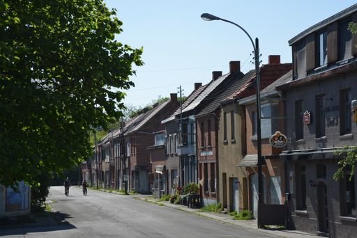 Old houses and buildings of Immerath, Germany