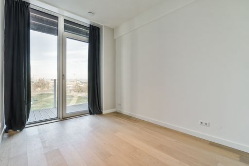 A beautiful modern interior design for an empty room in natural colors