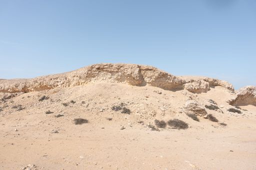 desert  area near to the Mangroves at Purple Island, Al Khor, Qatar