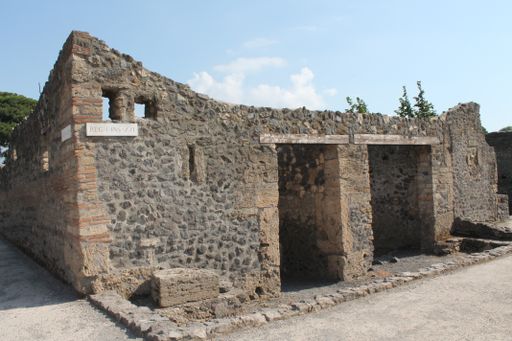A closeup shot of a rocky ancient construction ruins