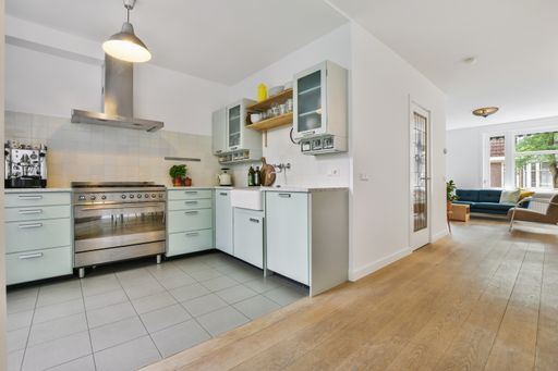 The interior design and decoration of a modern kitchen