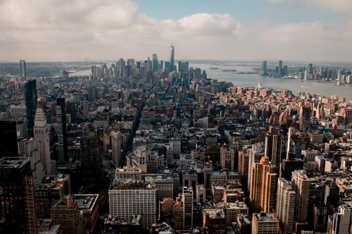 A view from Empire State Building in New York, USA