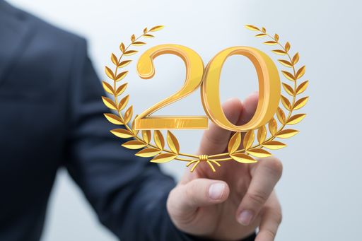 Template 3d  Years Anniversary Illustration