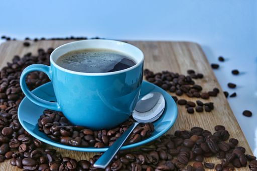 A closeup shot of a morning coffee