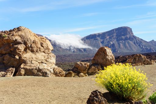 A scenic view of Mount Teide in Tenerife in the Canary Islands, Spain